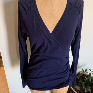 Navy Cabi long sleeve shirt
